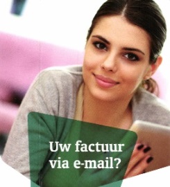 Uw factuur via e-mail?